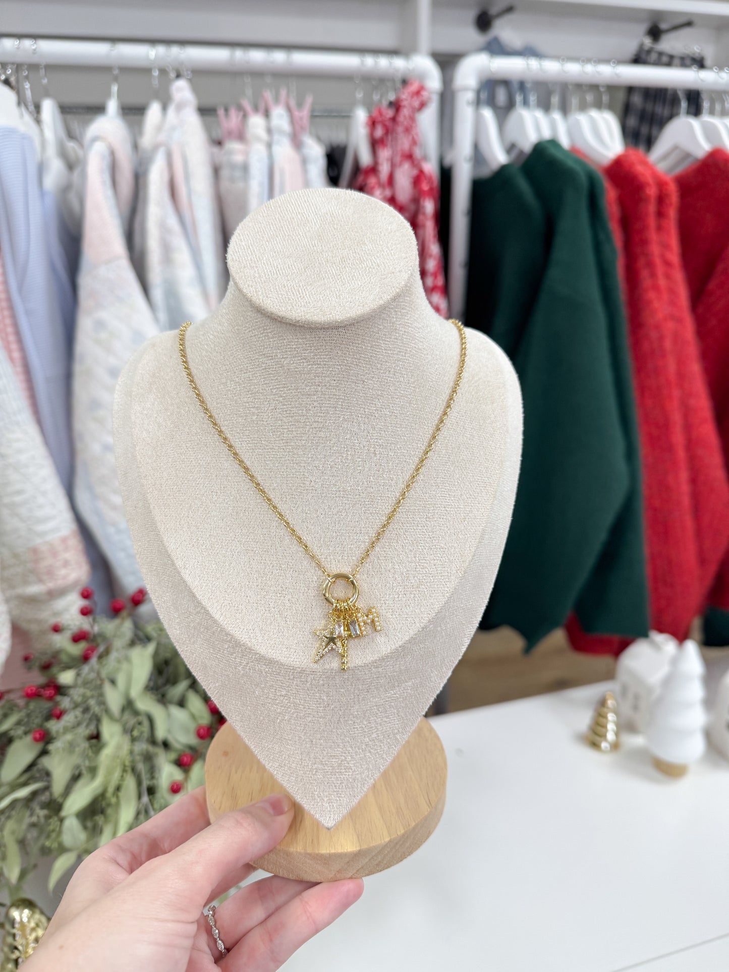 No. 12 — Geometric Circle Link Necklace
