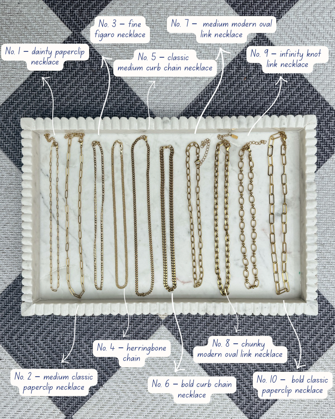 No. 2 — Medium Classic Paperclip Necklace