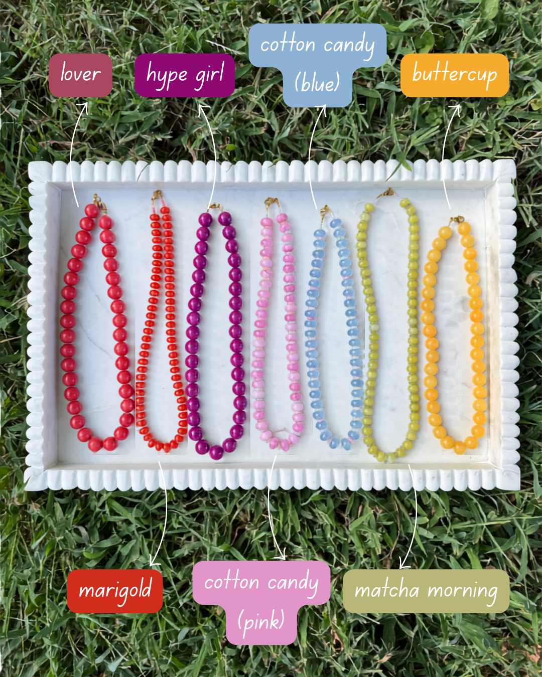 Lover Beaded Necklace