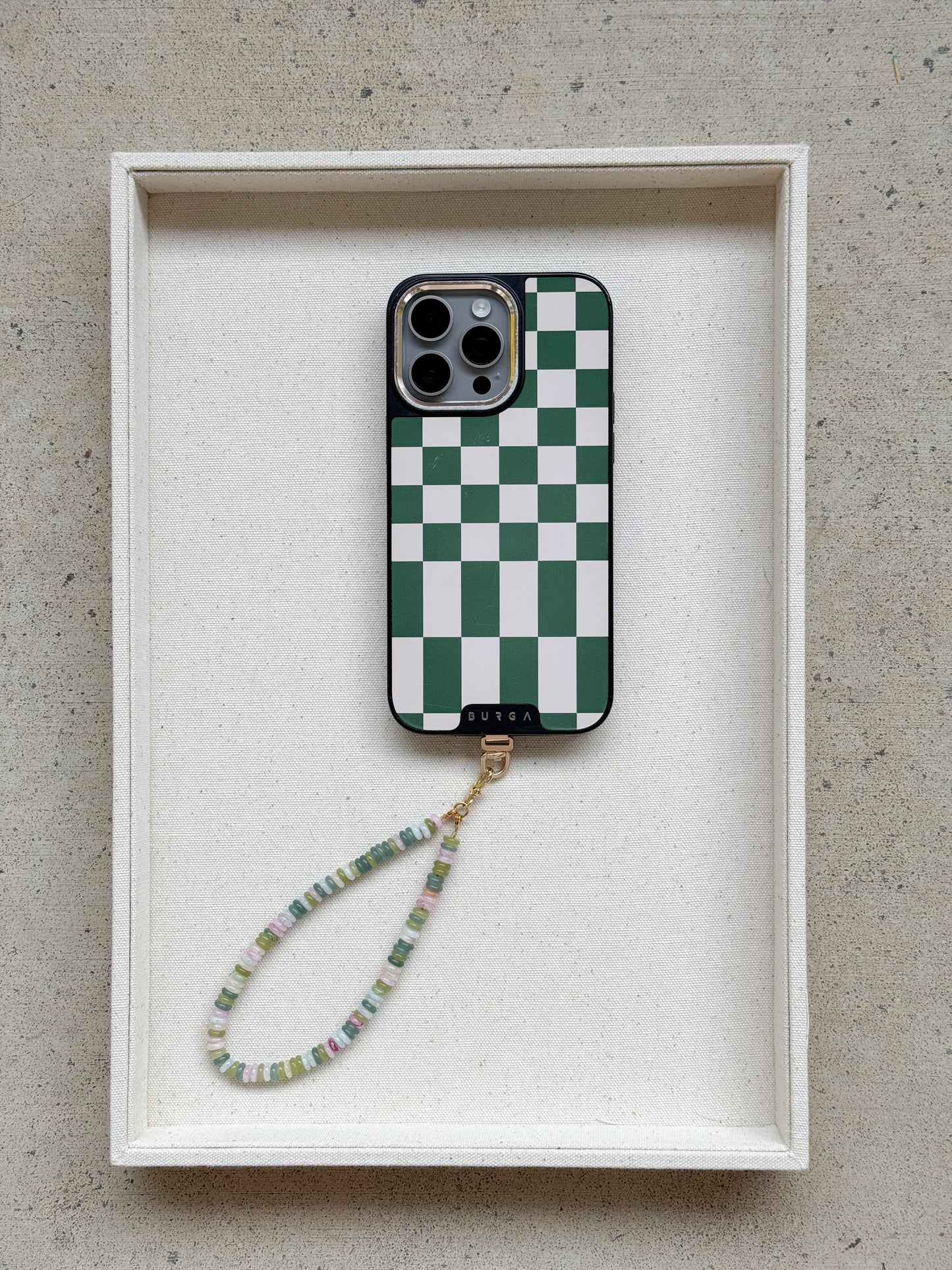 Pastel Spritz Beaded Phone Wristlet
