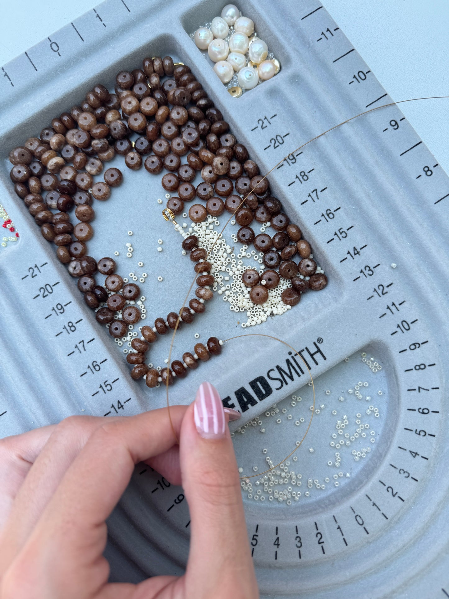 Custom Order: Gemstone Beaded Necklace