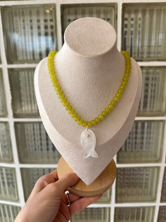Custom Order: Gemstone Beaded Necklace