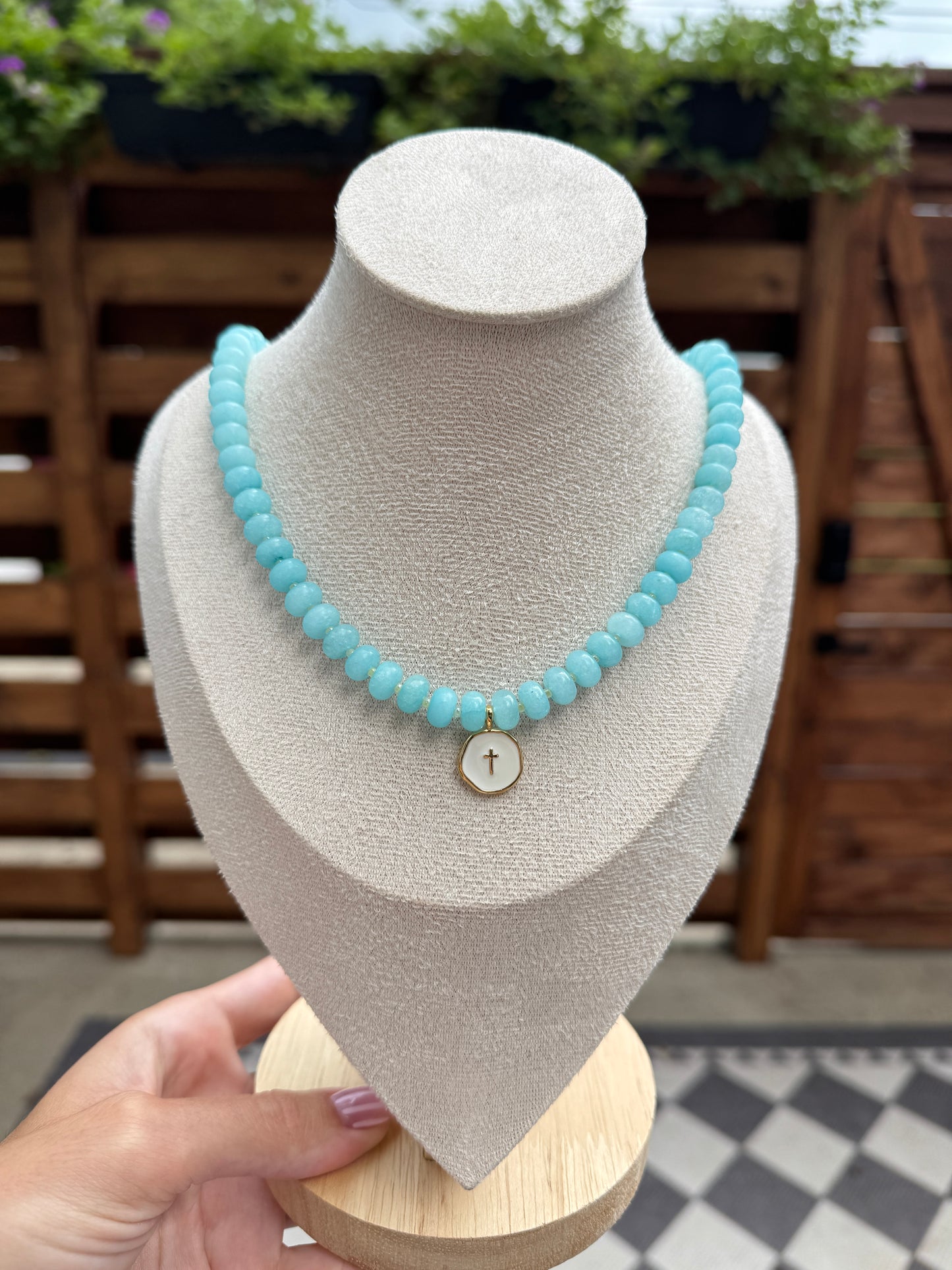 Custom Order: Gemstone Beaded Necklace