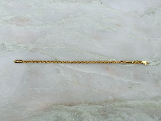 No. 6 — Twisted Chain Rope Braclet