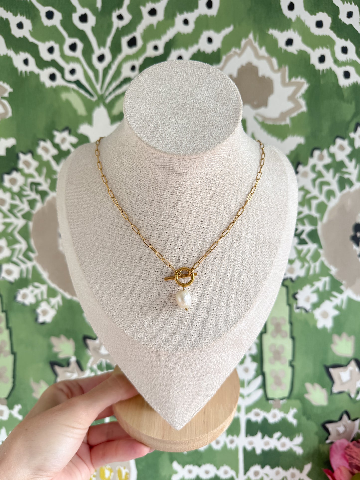 No. 1 — Dainty Paperclip Necklace + Toggle