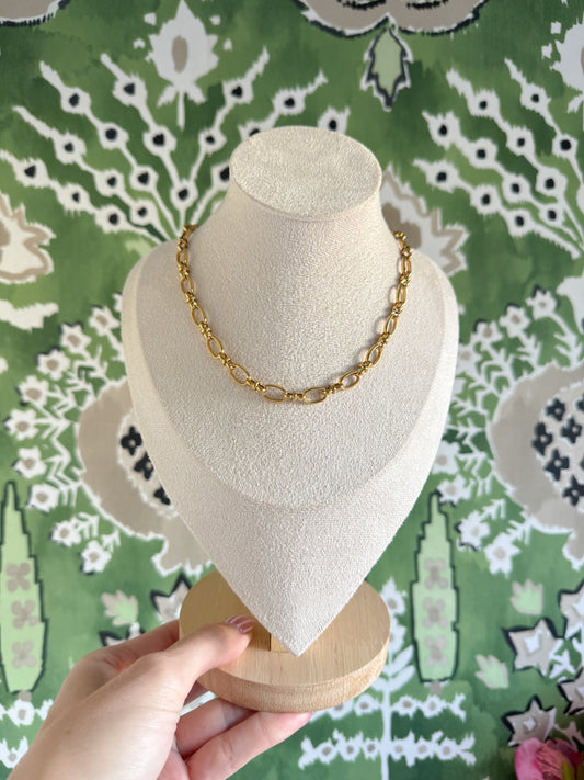 No. 9 — Infinity Knot Link Necklace