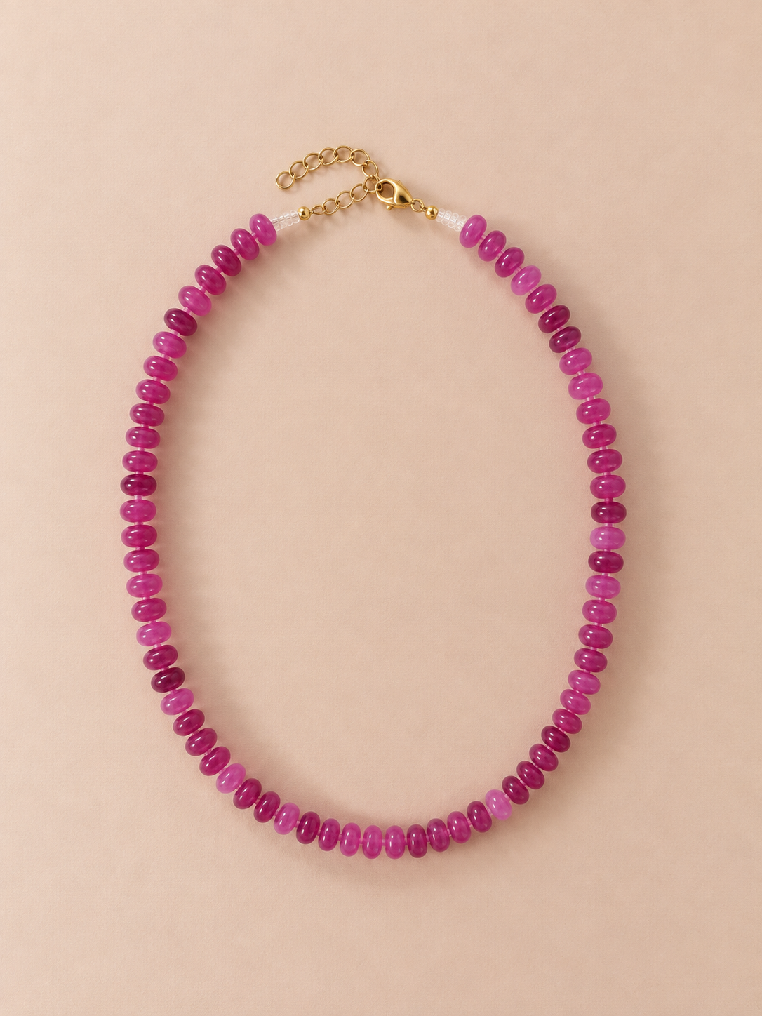 Channing Beaded Necklace - Orchid