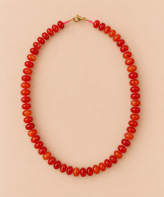 Marigold Beaded Necklace
