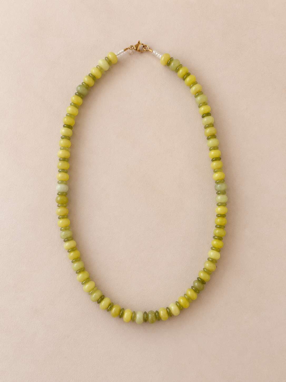 Matcha Morning Beaded Necklace