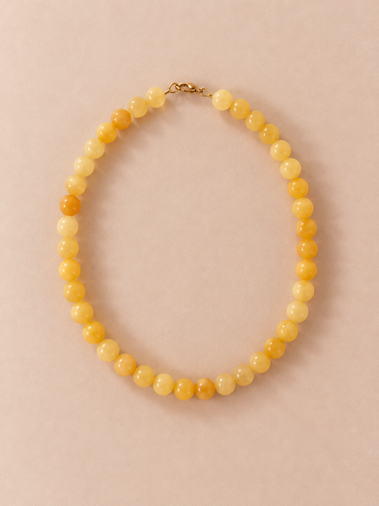 Buttercup Beaded Necklace
