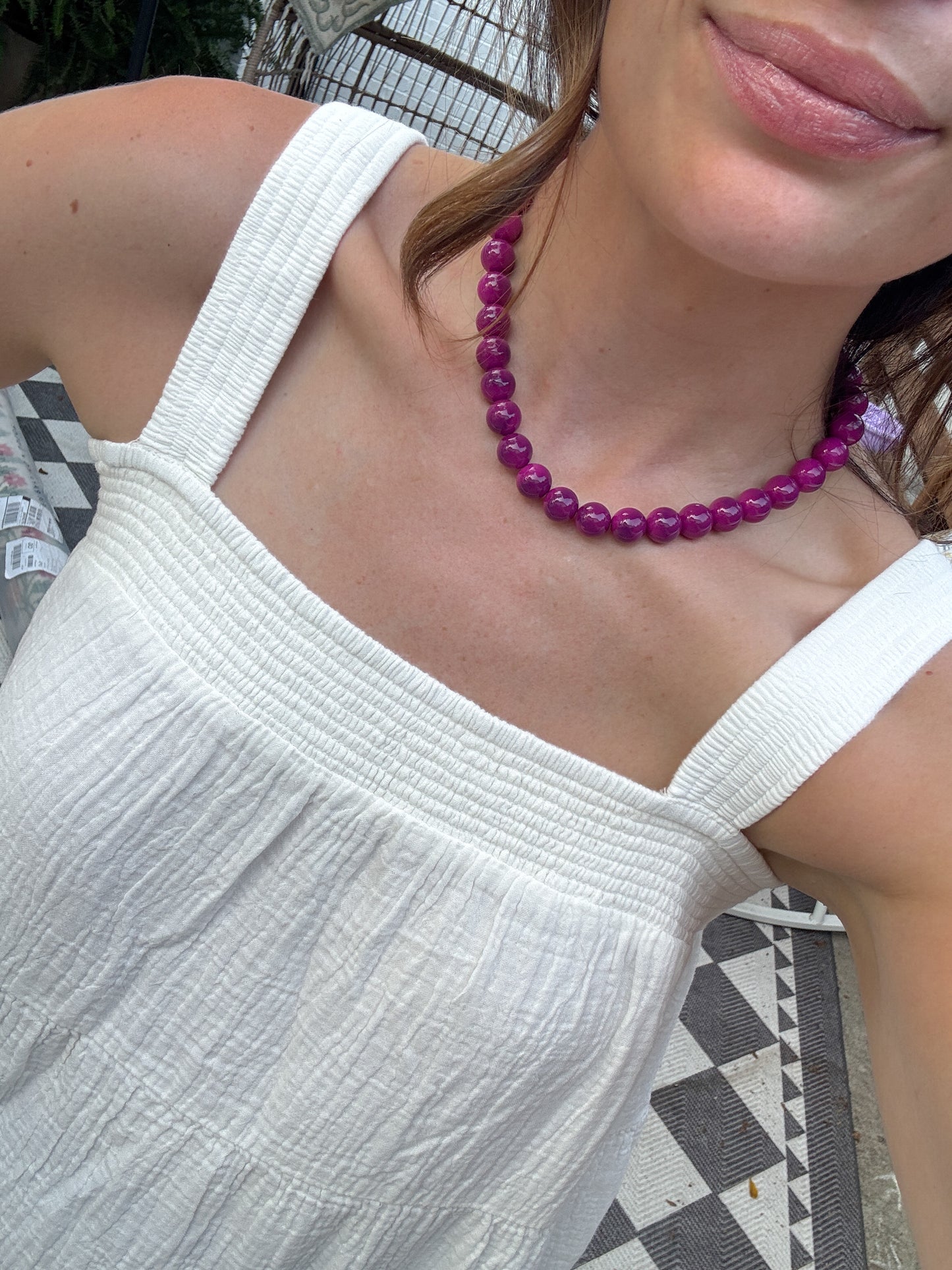 Hype Girl Beaded Necklace