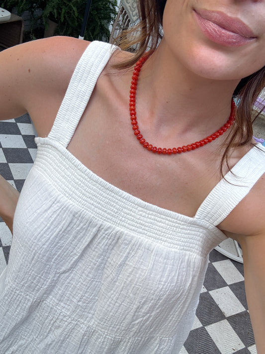 Marigold Beaded Necklace