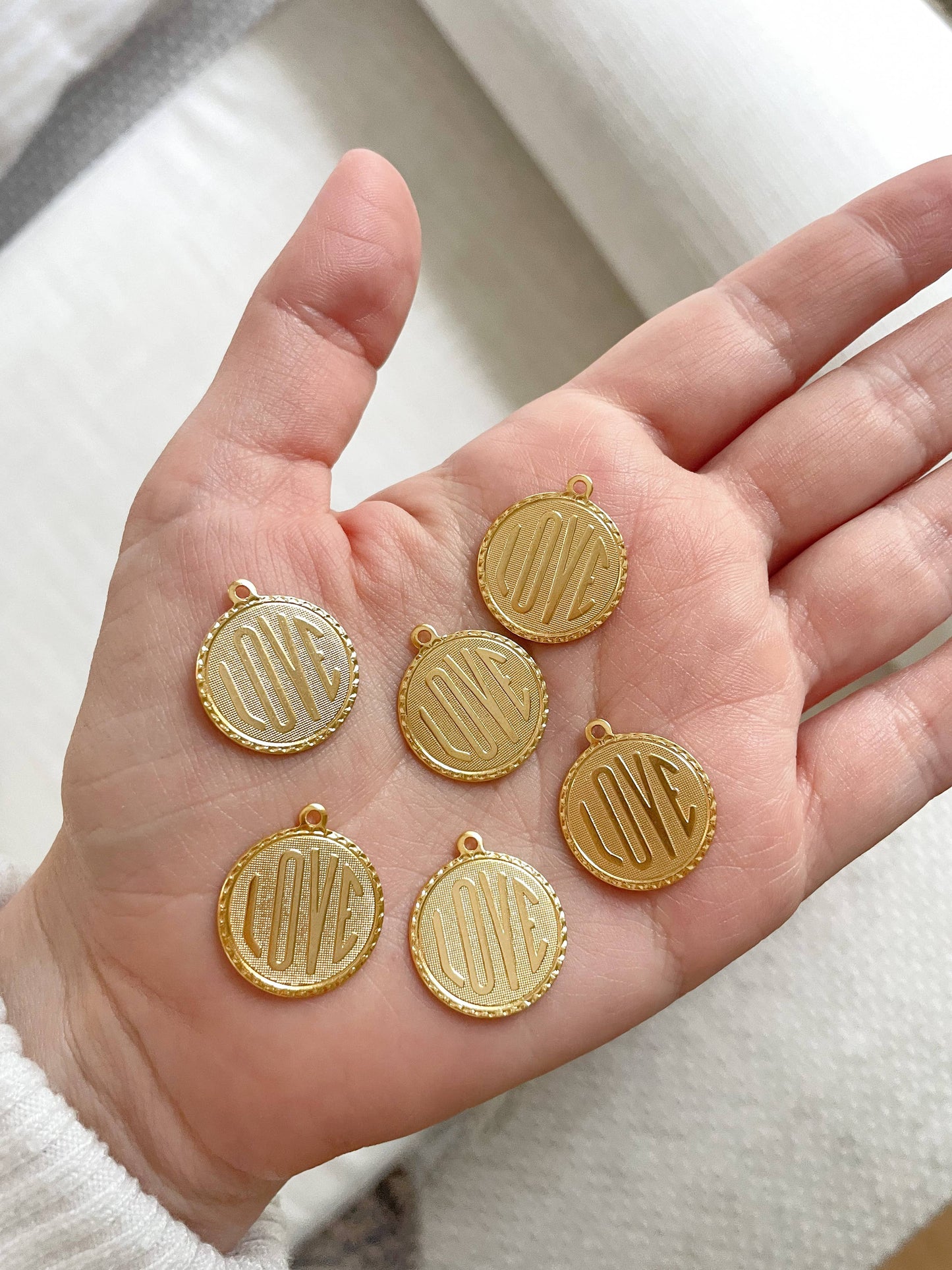 Love Coin Charm