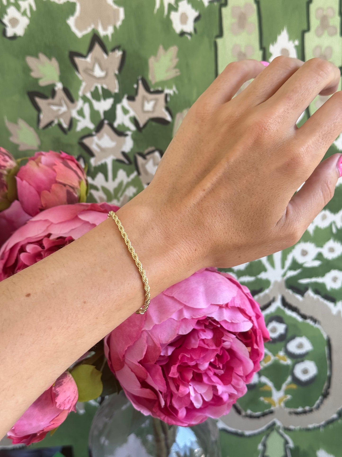 No. 6 — Twisted Chain Rope Braclet