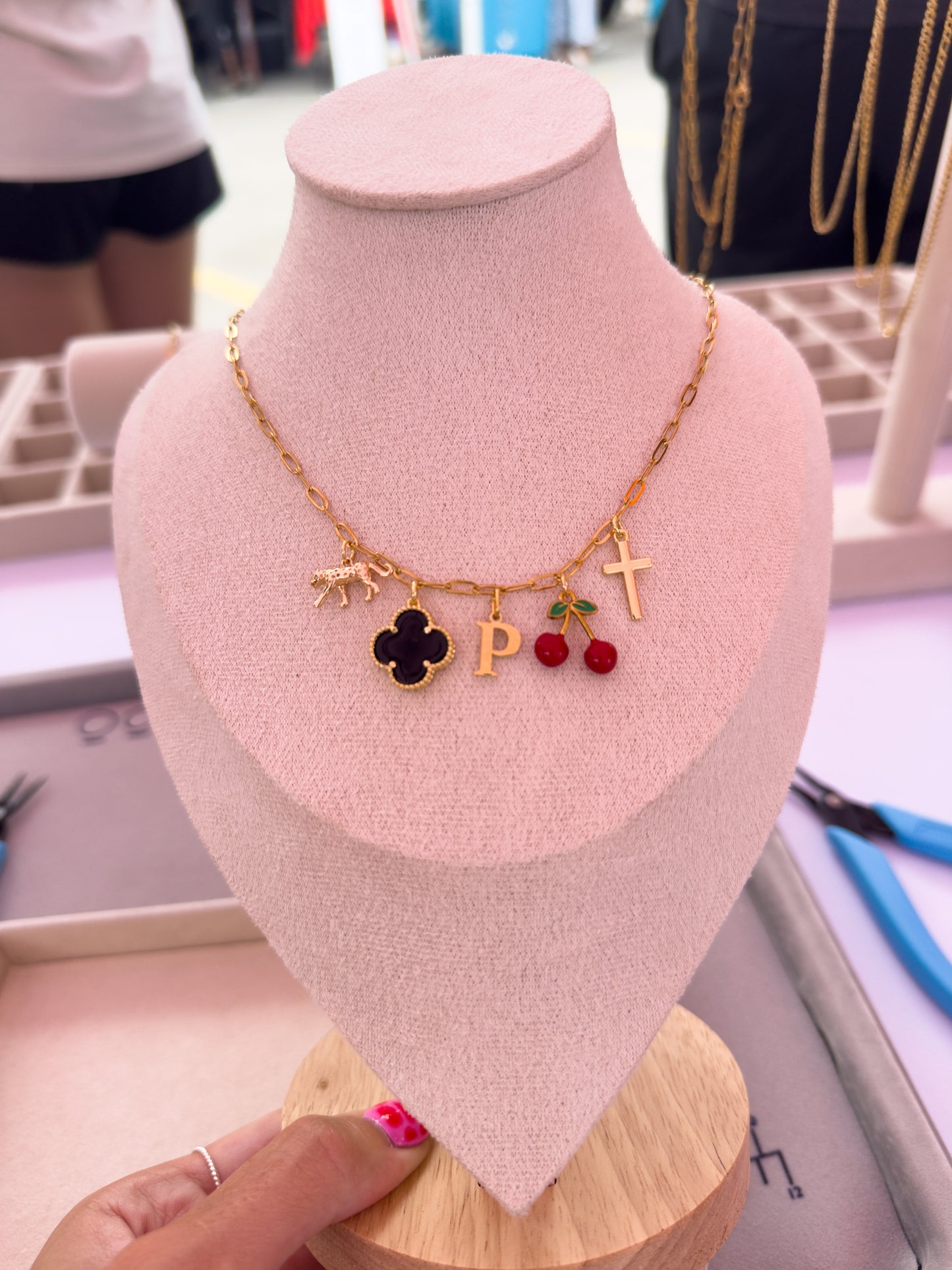 Gold Cheetah Charm