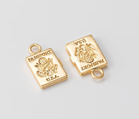 Tiny Passport Charm