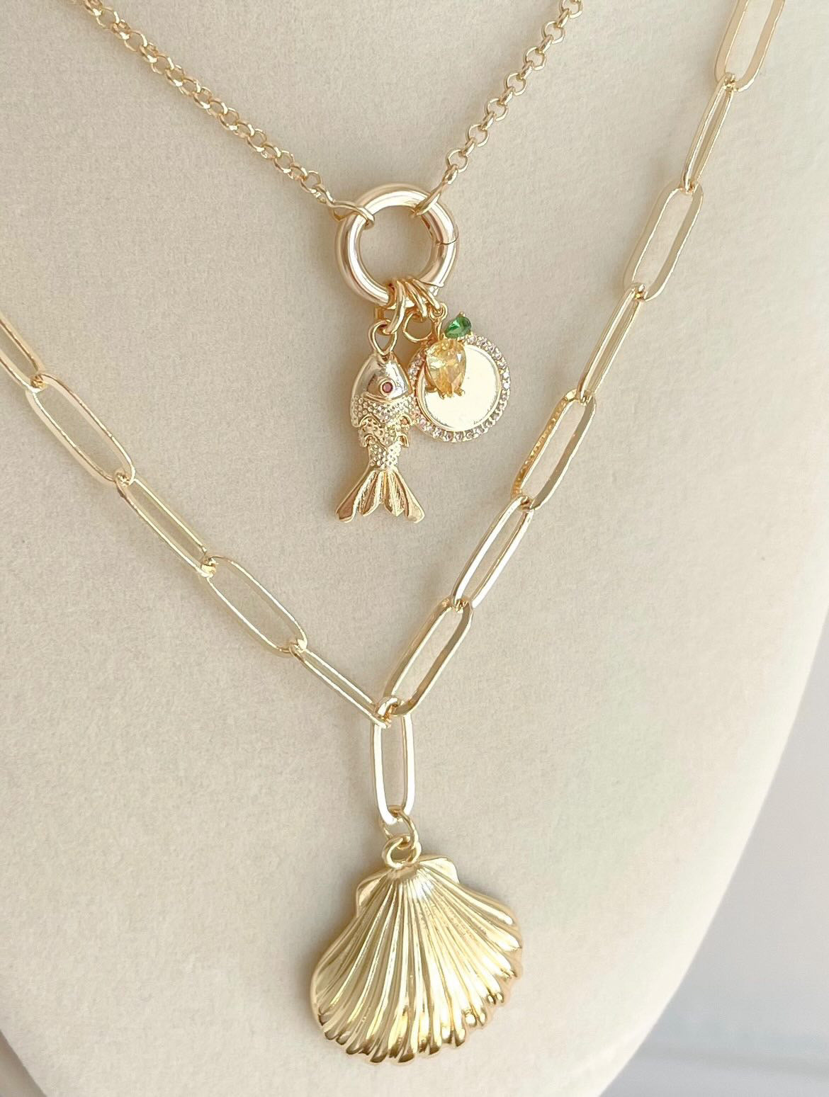 Large Shell Charm