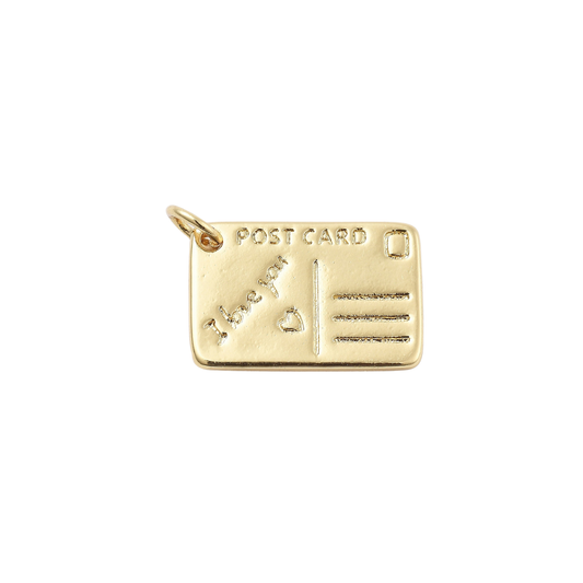 I Love You Postcard Charm