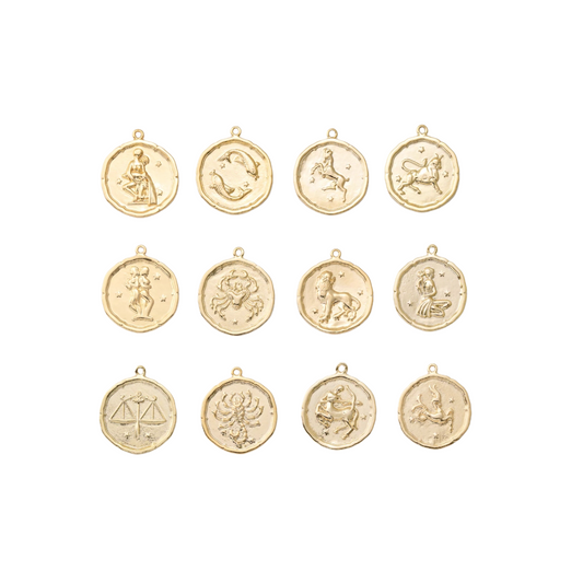 Zodiac Coin Charm