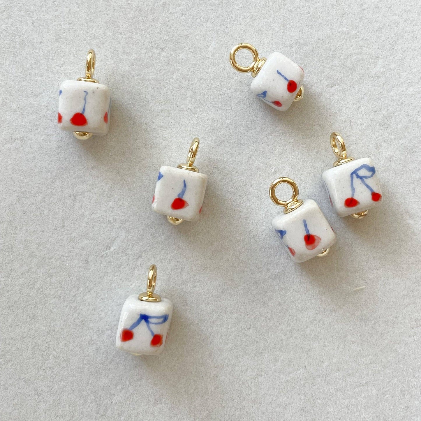 Ceramic Cherries
