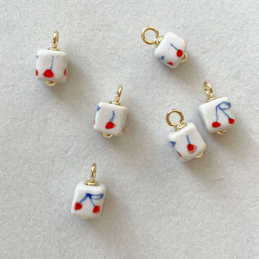 Ceramic Cherries