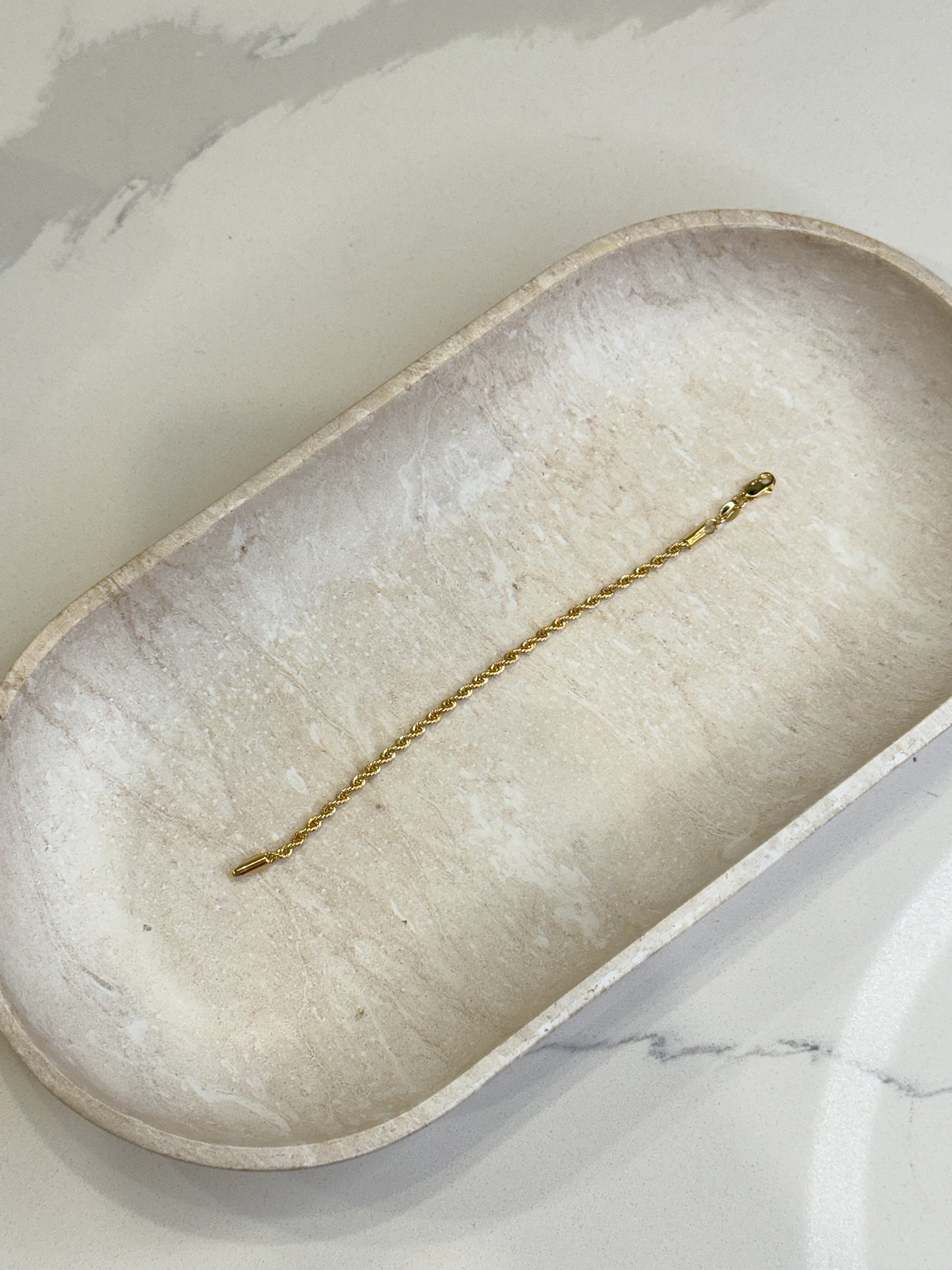 No. 6 — Twisted Chain Rope Braclet