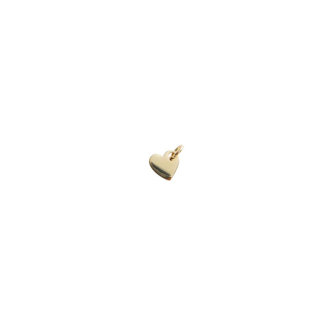 Mini Gold Heart Charm