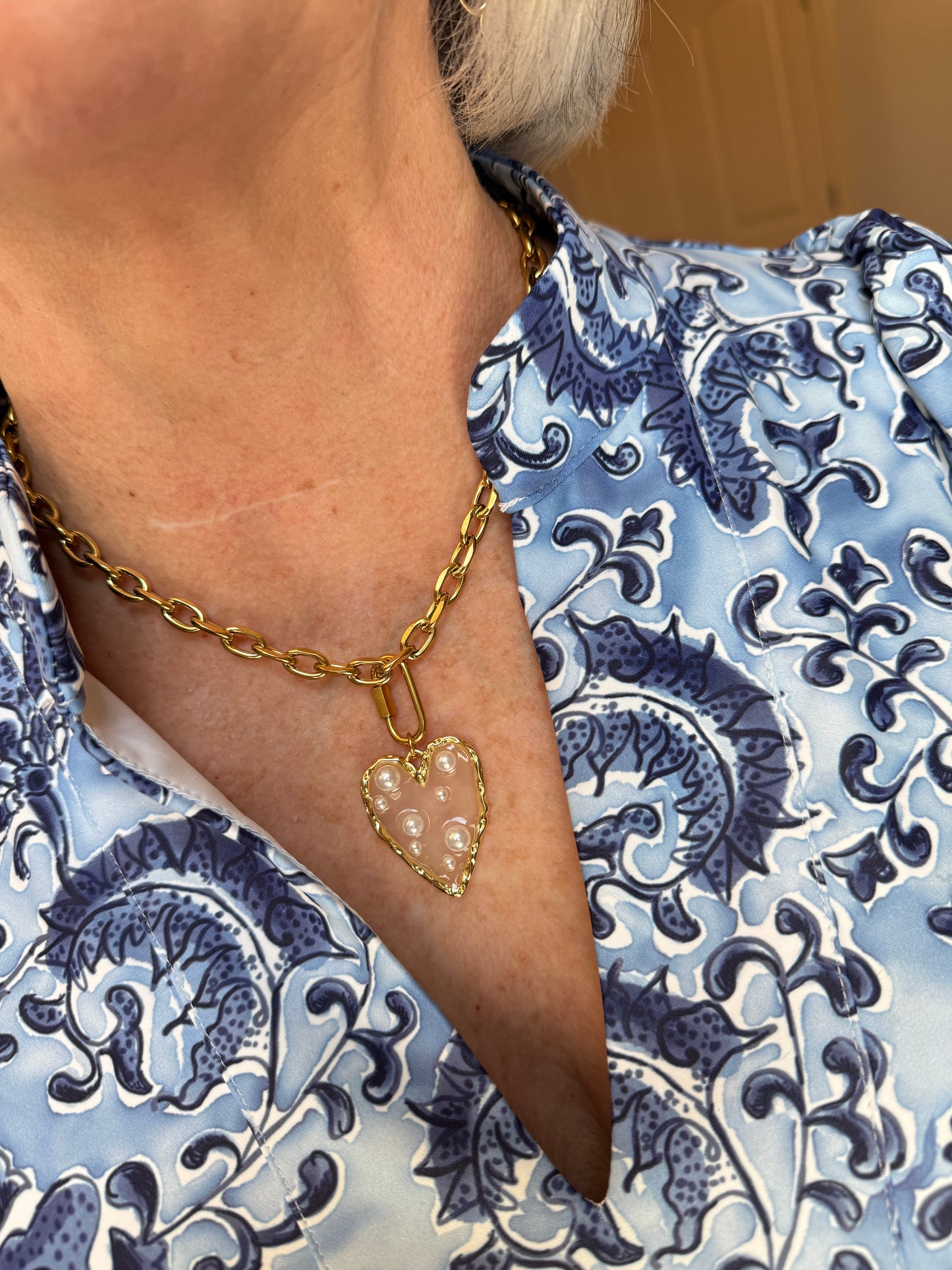 No. 7 — Medium Modern Oval Link Necklace