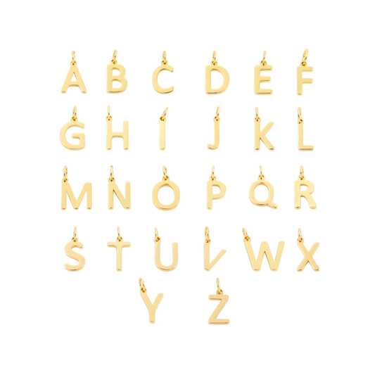 Soft Serif Initial Charms