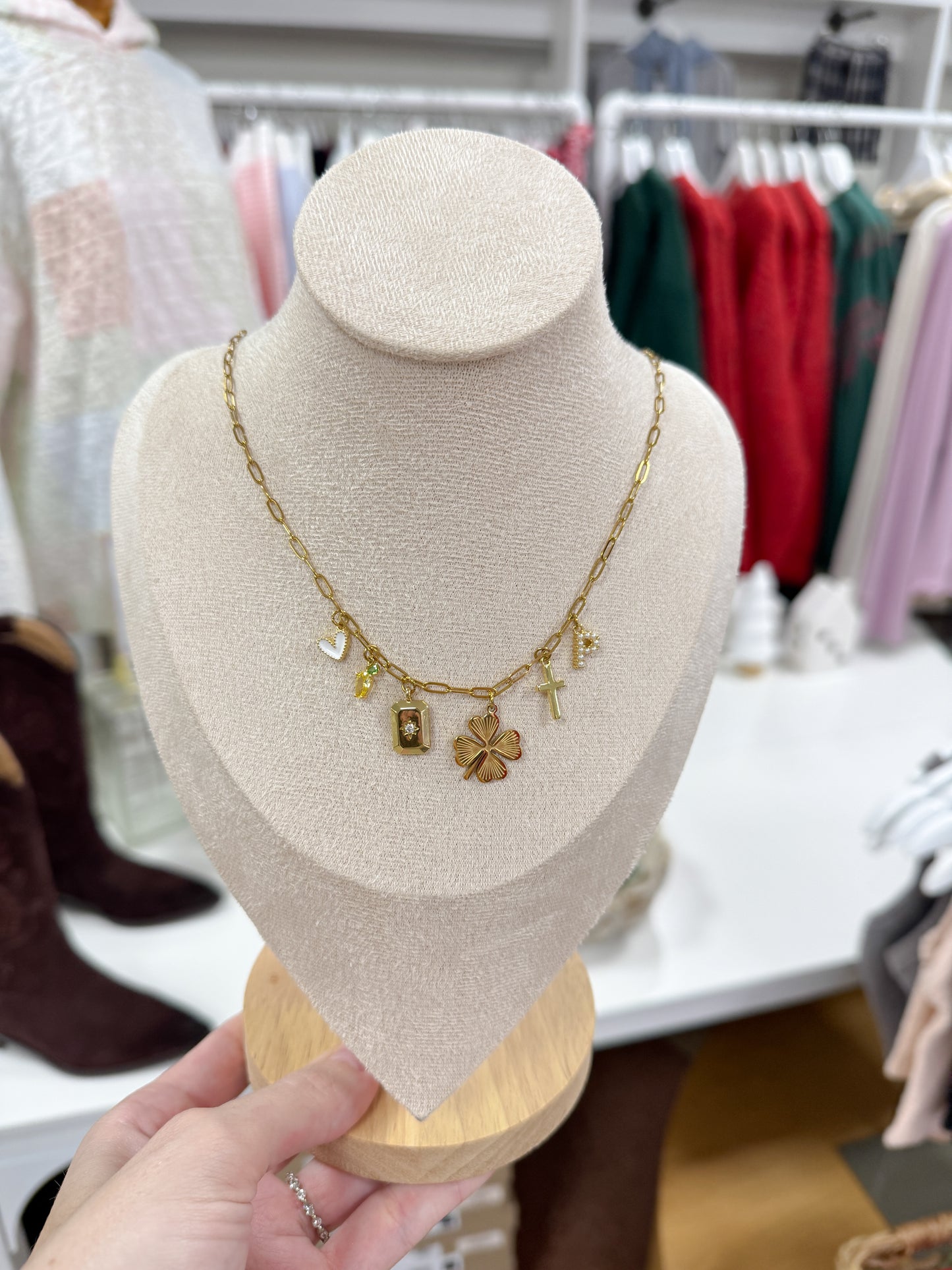 Four Leaf Clover Charm