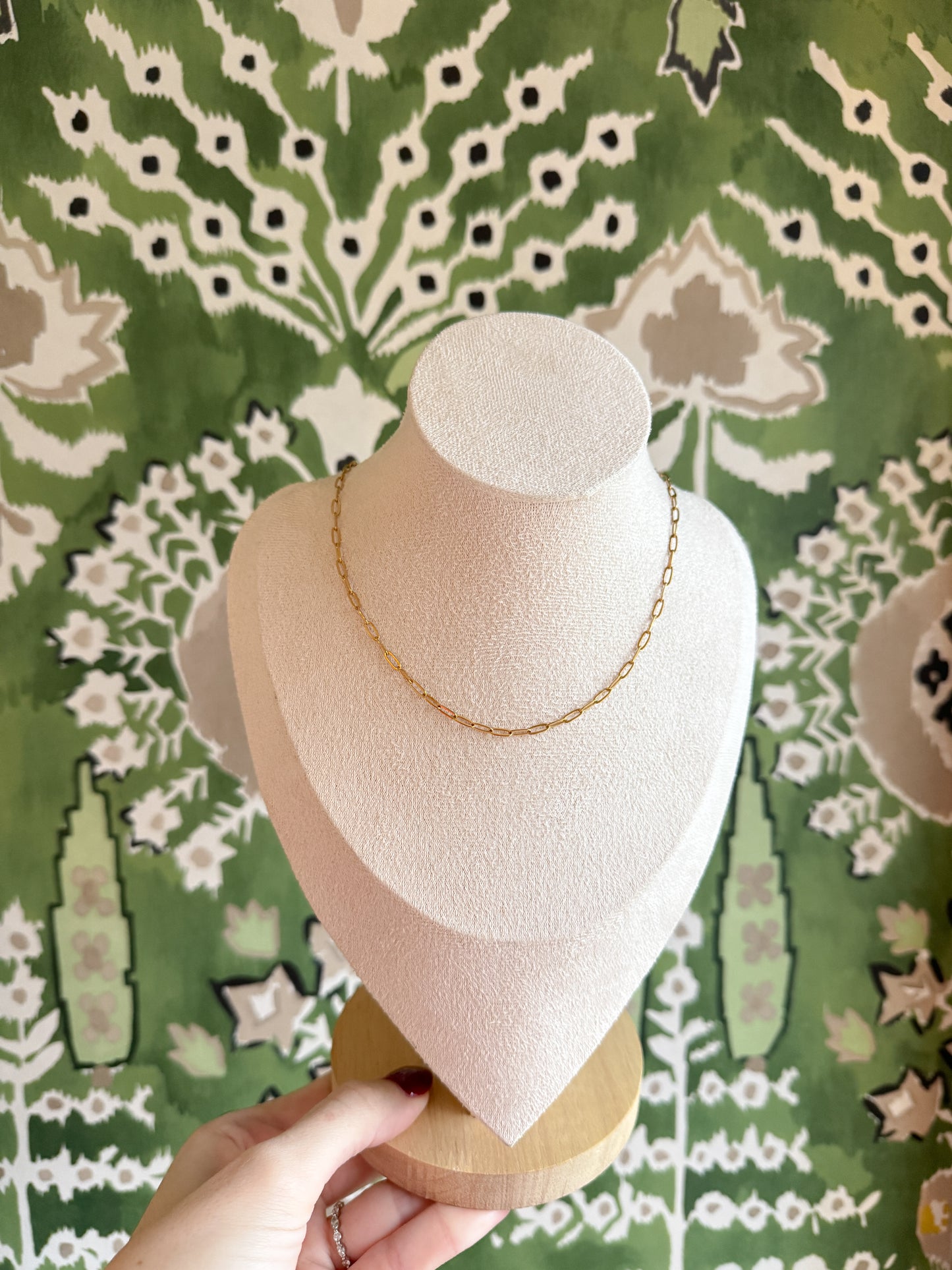 No. 1 — Dainty Paperclip Necklace