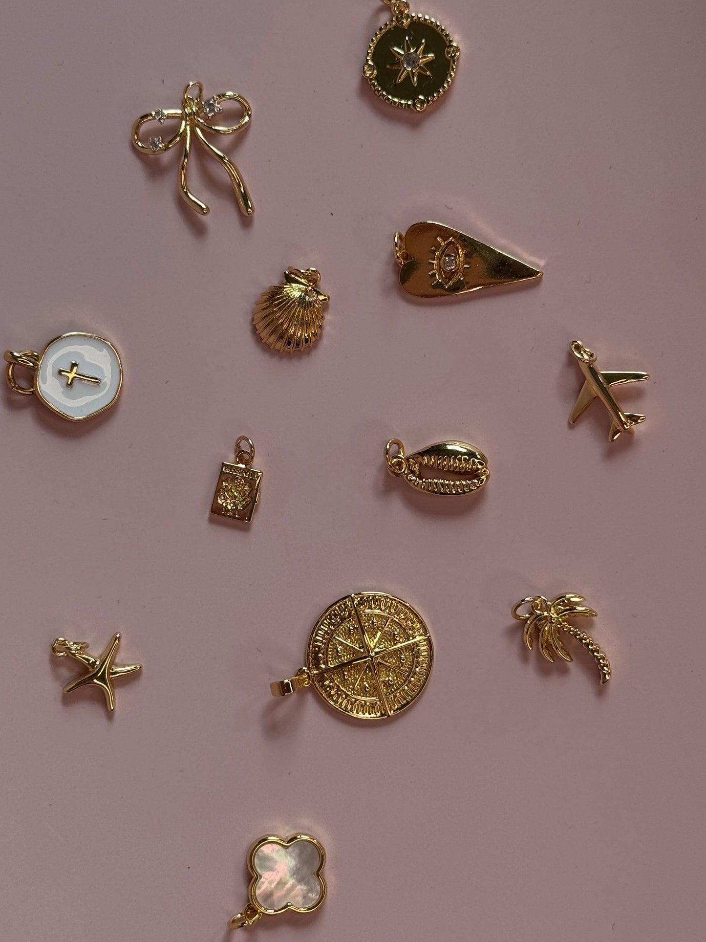 Compass Coin Charm