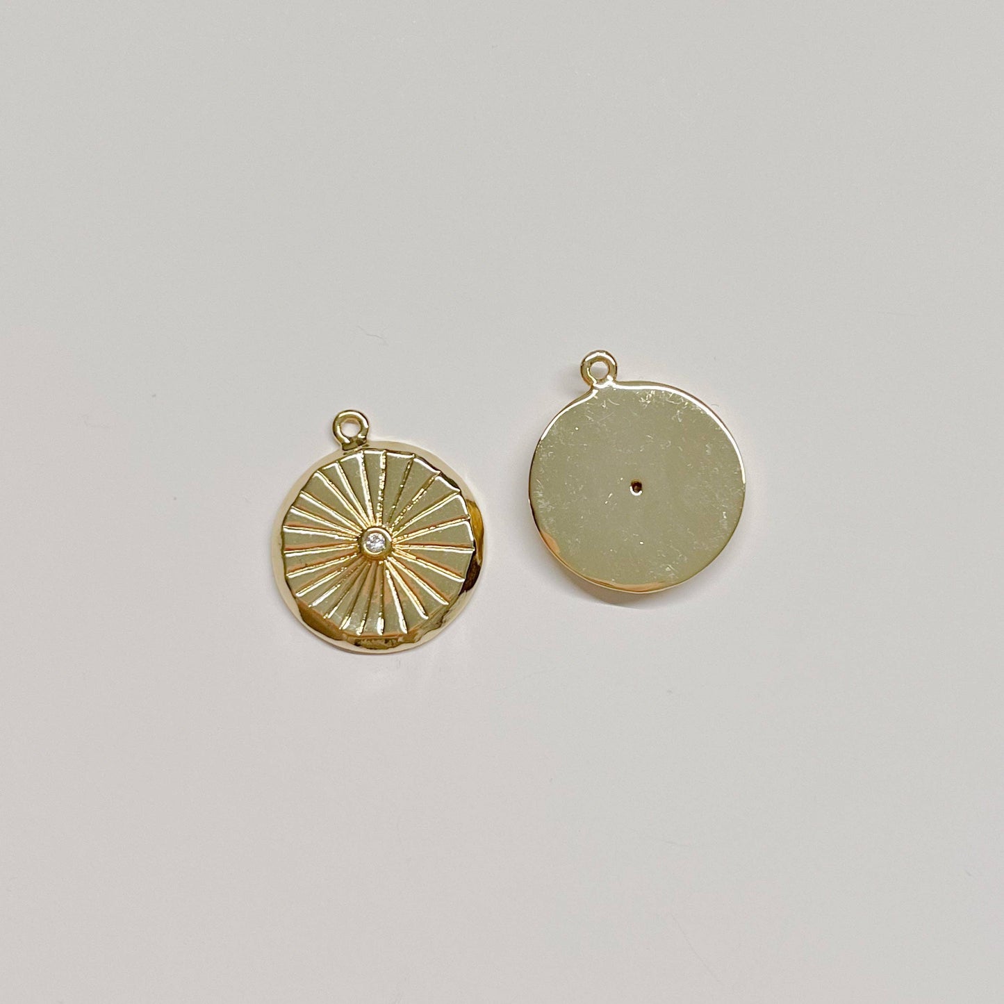 Sunburst Medallion Charm