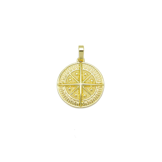 Compass Coin Charm